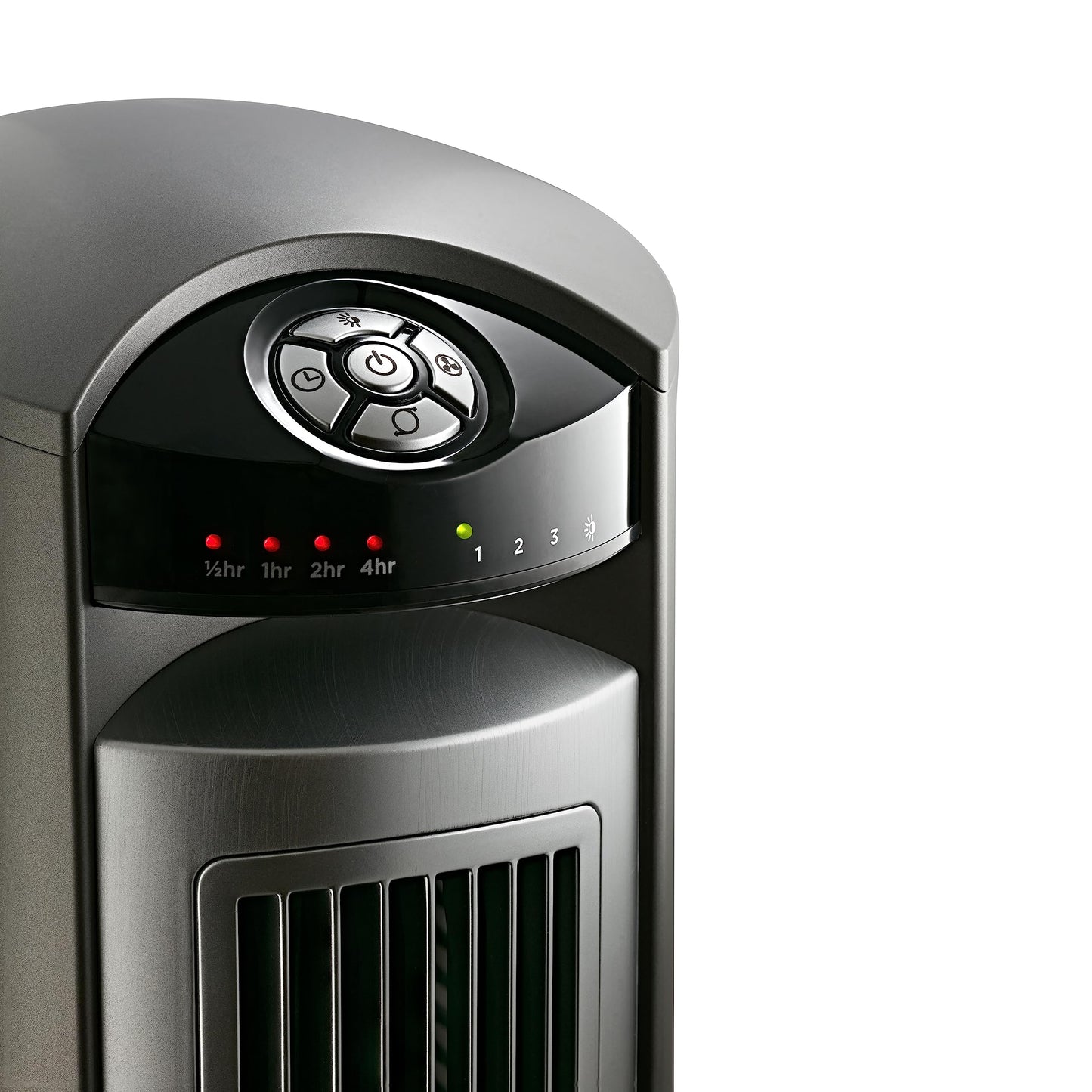 LASKO Oscillating Tower Fan with Remote - 42" Silver