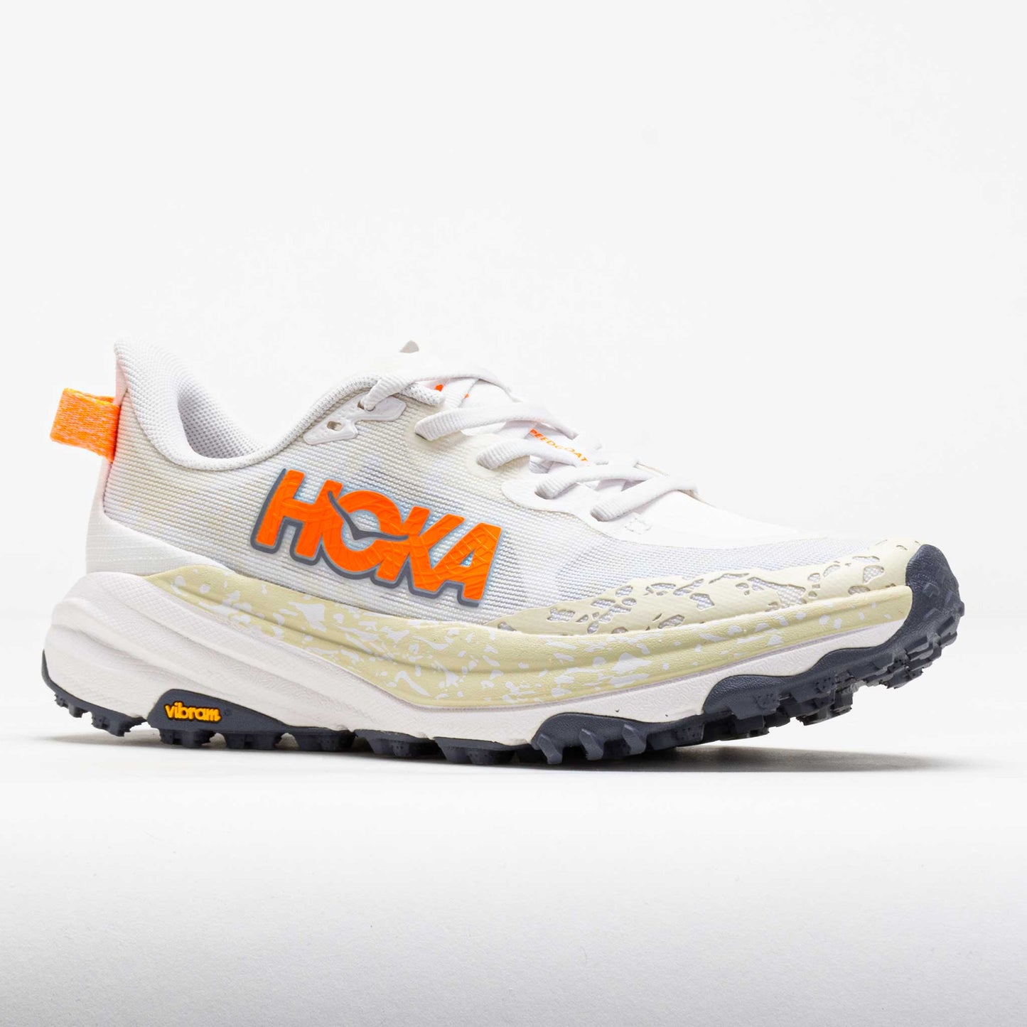Speedgoat 6 Men's White/Neon Tangerine