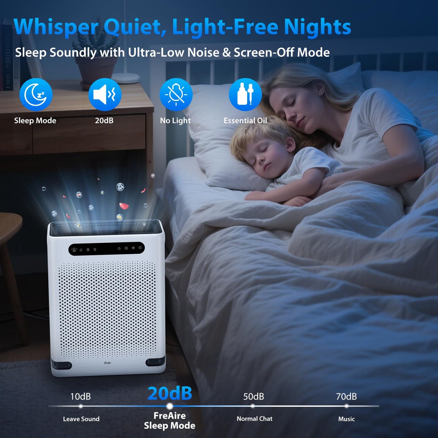 FREAIRE HAP605 HEPA Air Purifier for Large Rooms Up to 2600 Ft²