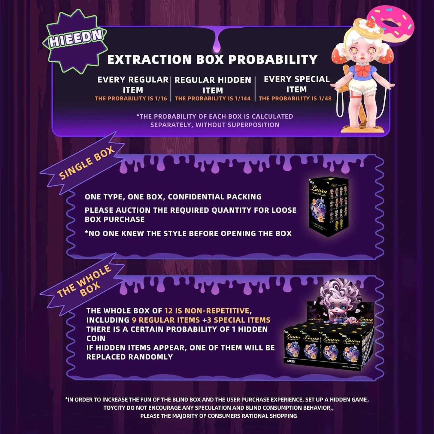 12-Pack Blind Box, Fashion Trendsetters Series Cute Blind Box Action Figures Popular Collectible Toys Birthday Halloween Christmas Gifts