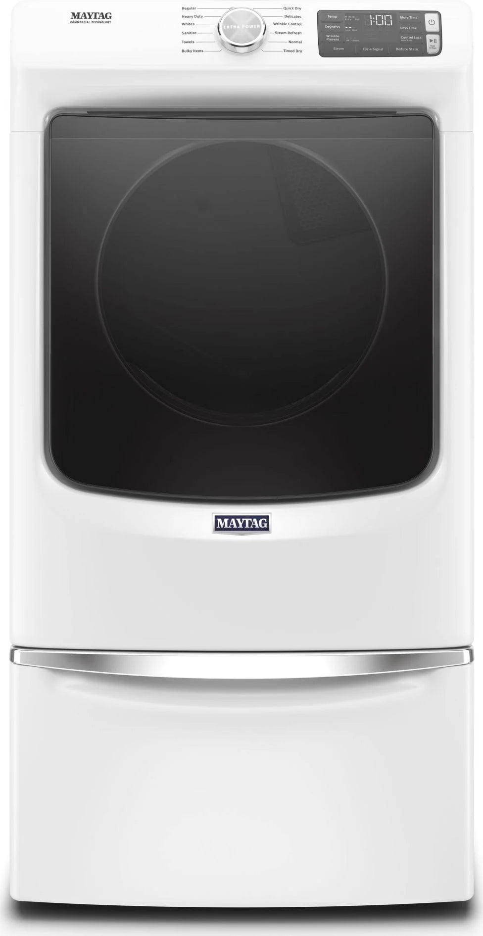 MED6630HW Front-Loading Electric Dryer - White