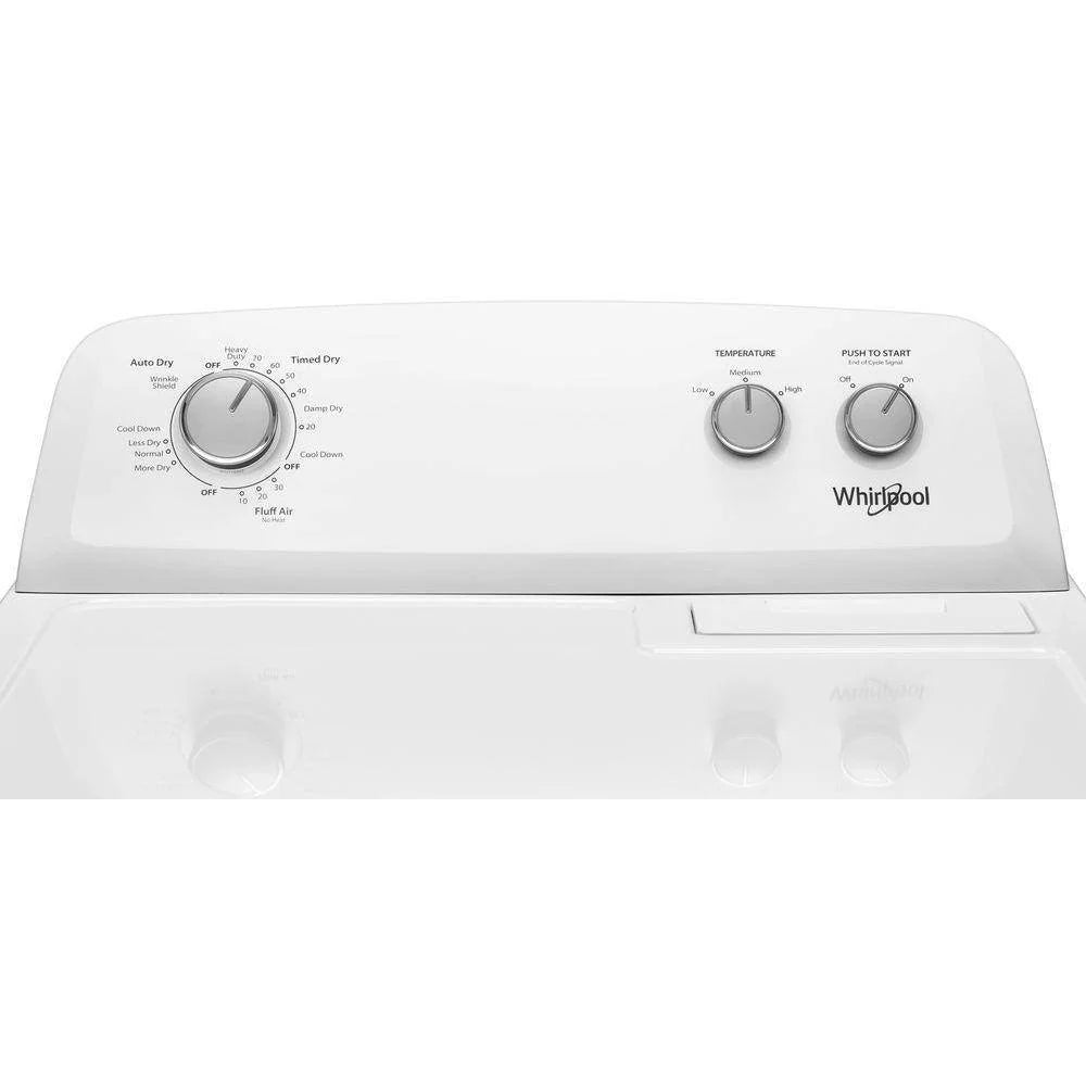 7.0 cu. ft. Electric Dryer, AutoDryTM System, Wrinkle ShieldTM, White