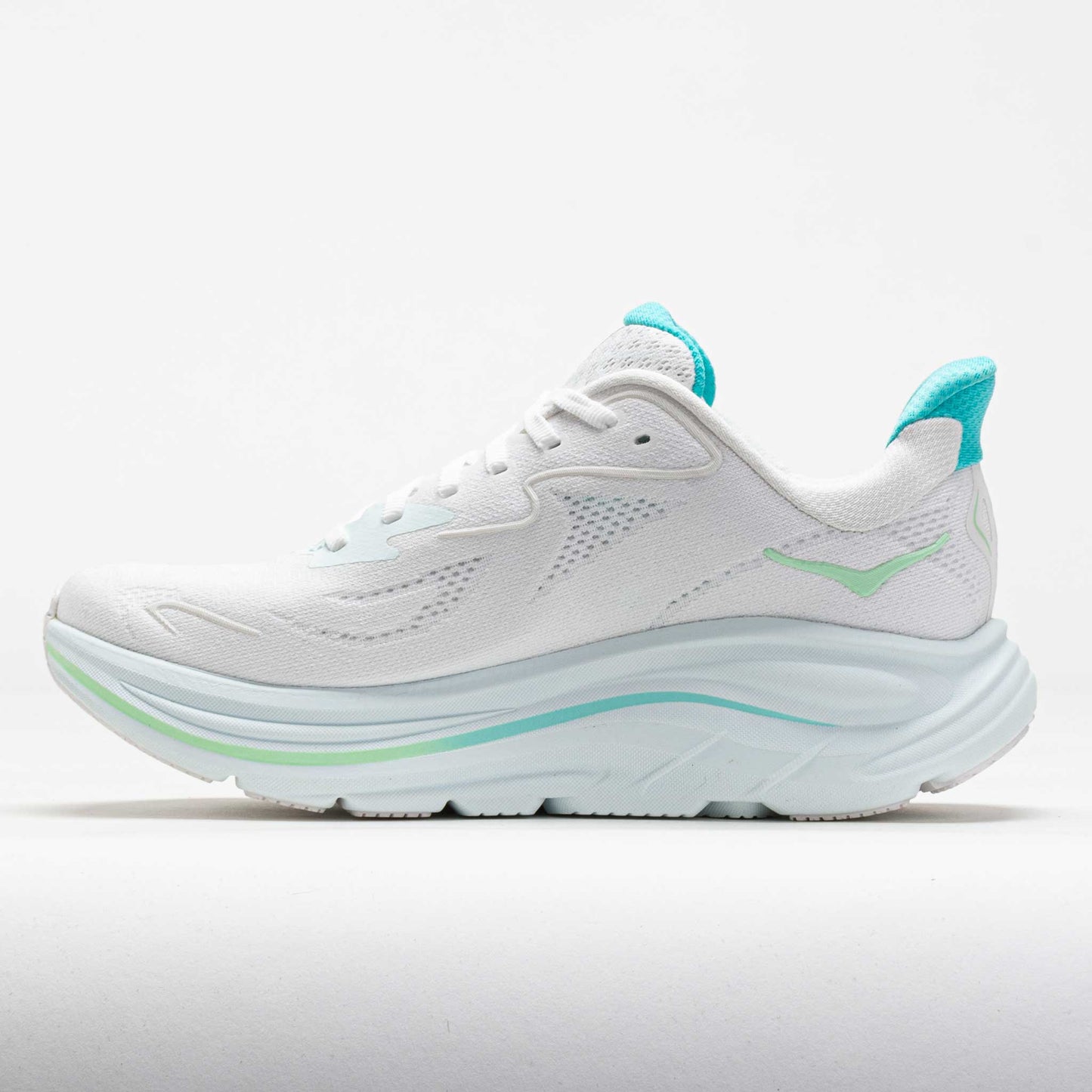 Clifton 10 Women's White/Cielo Blue