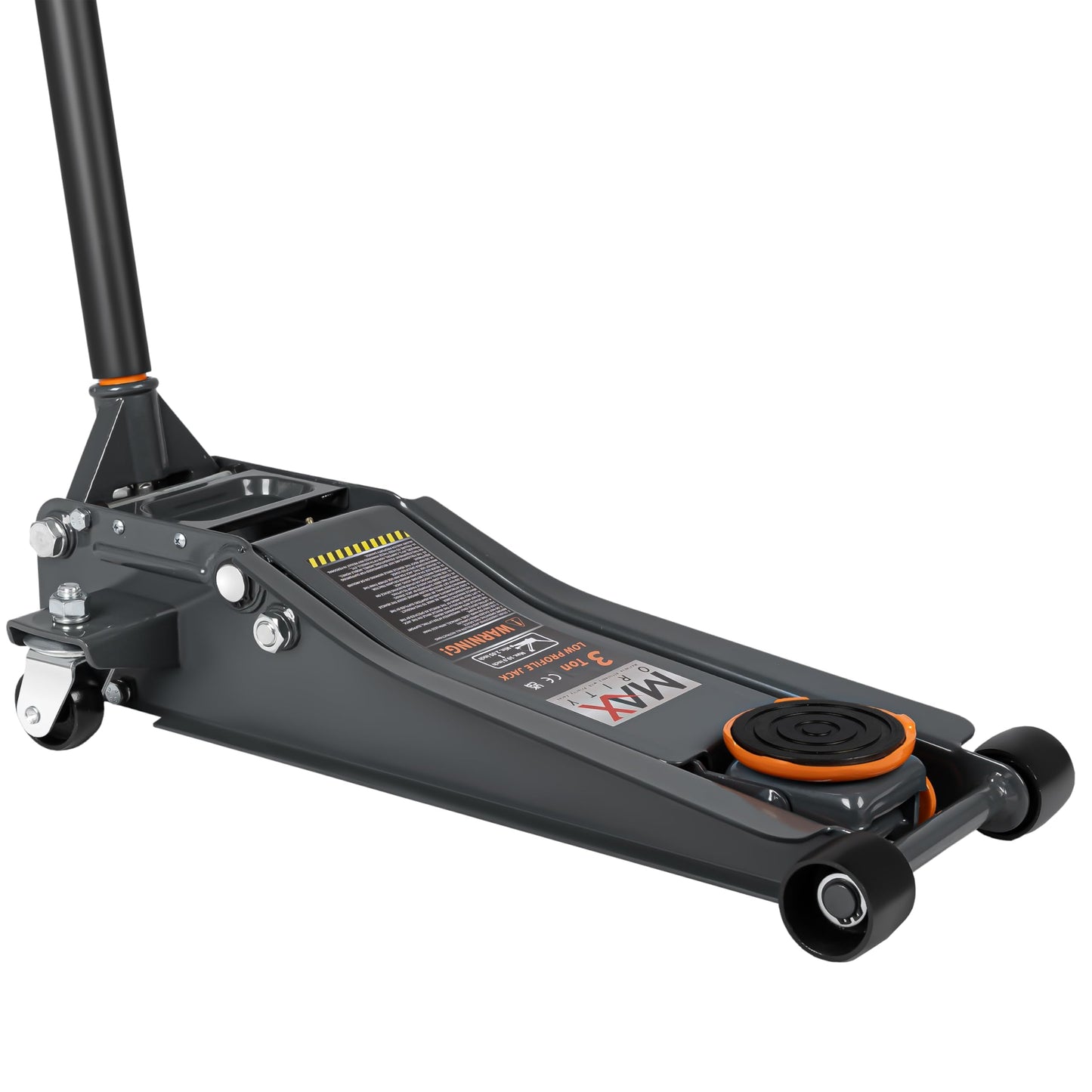 MAXORITY 3-Ton Low Profile Hydraulic Steel Floor Jack