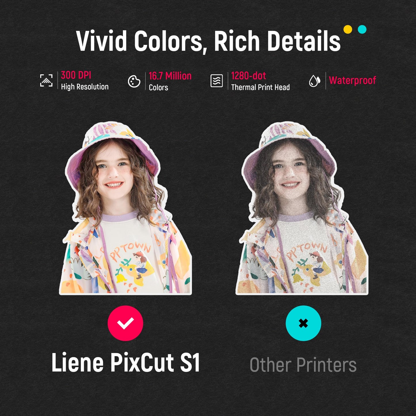 LIENE PixCut S1 Color Sticker Printer & Cutting Machine