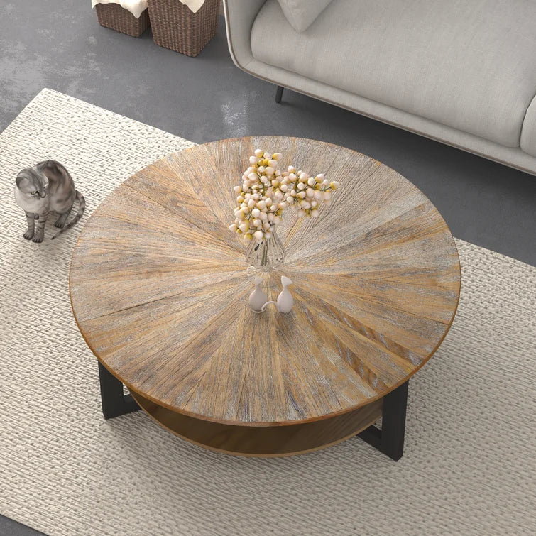 Frame Coffee Table with Storage