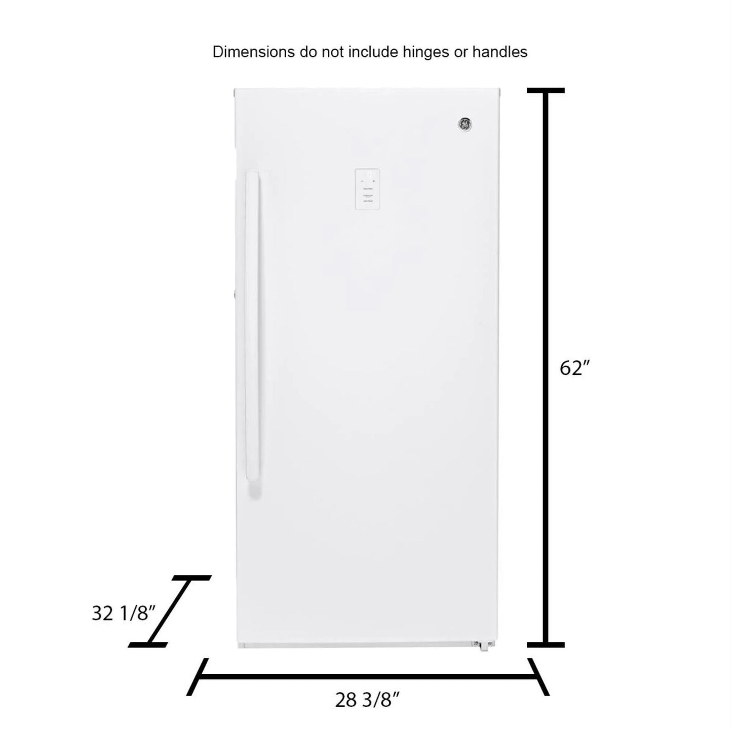 14.1 Cu. ft. White Frost-free Upright Freezer FUF14DLRWW