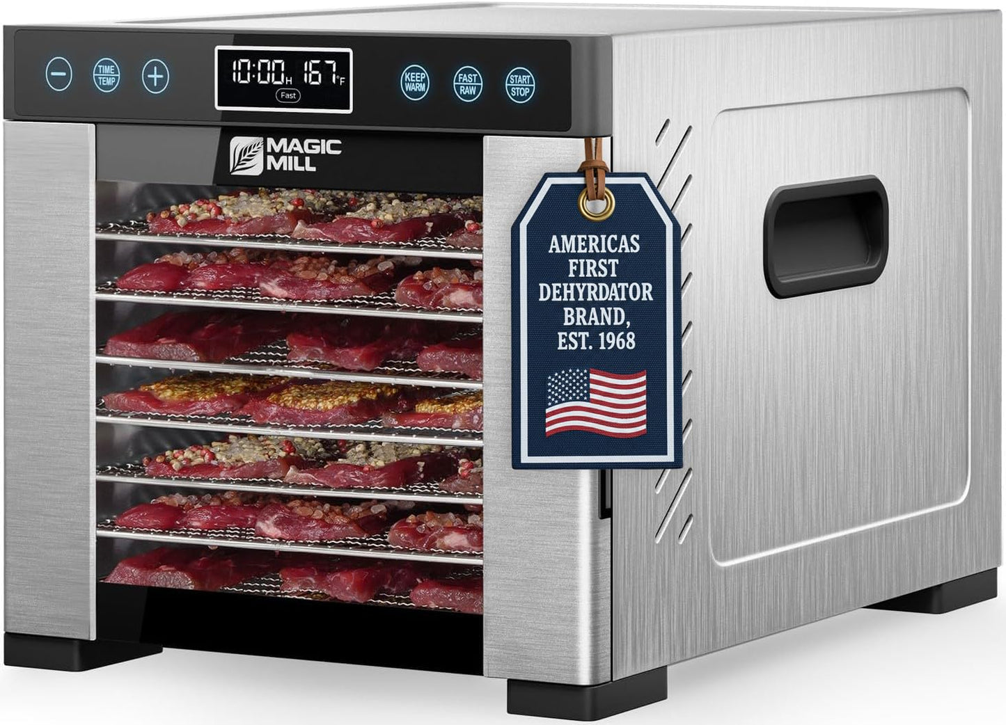 MAGIC MILL Pro Food Dehydrator Machine | 600W, 7 Trays, Timer