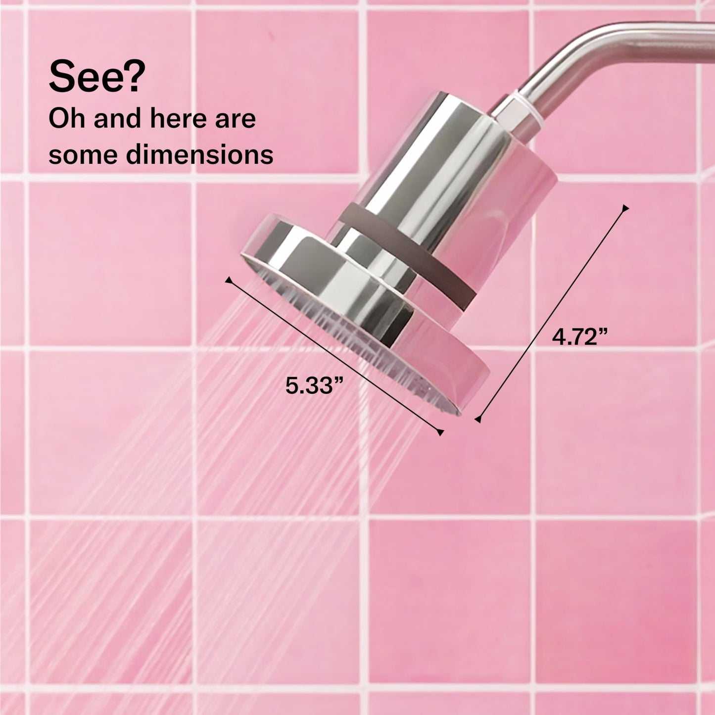 JOLIE SKIN COMPANY Jolie Filtered Showerhead - High Pressure Shower Filter