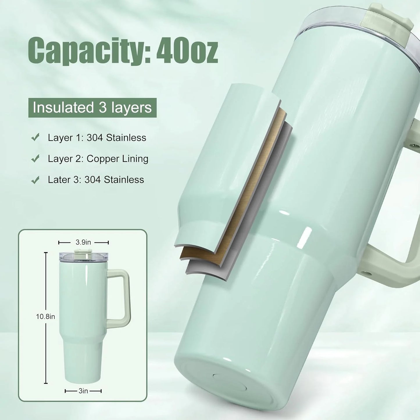 40 oz sublimation glass