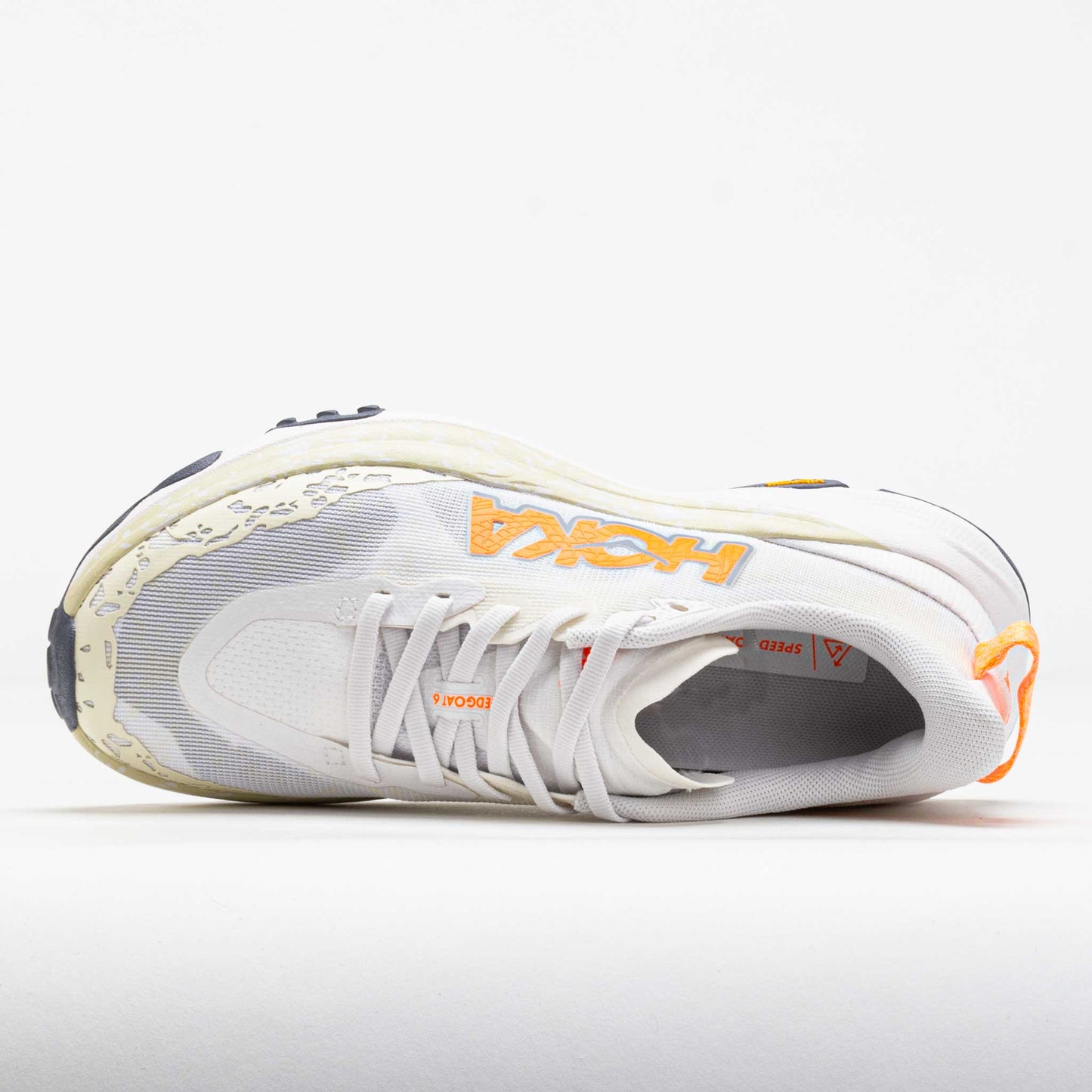 Speedgoat 6 Men's White/Neon Tangerine