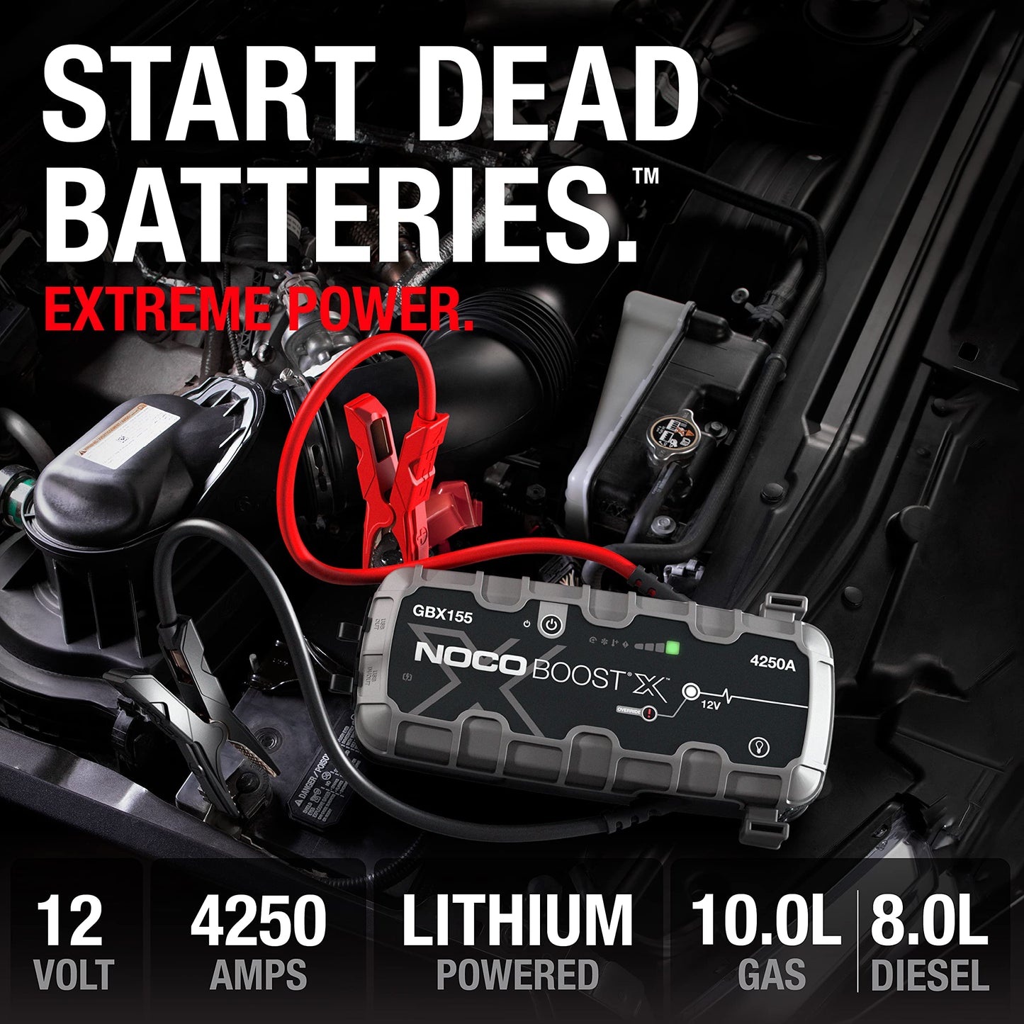 NOCO Boost X GBX155 UltraSafe Jump Starter 12V Power Bank