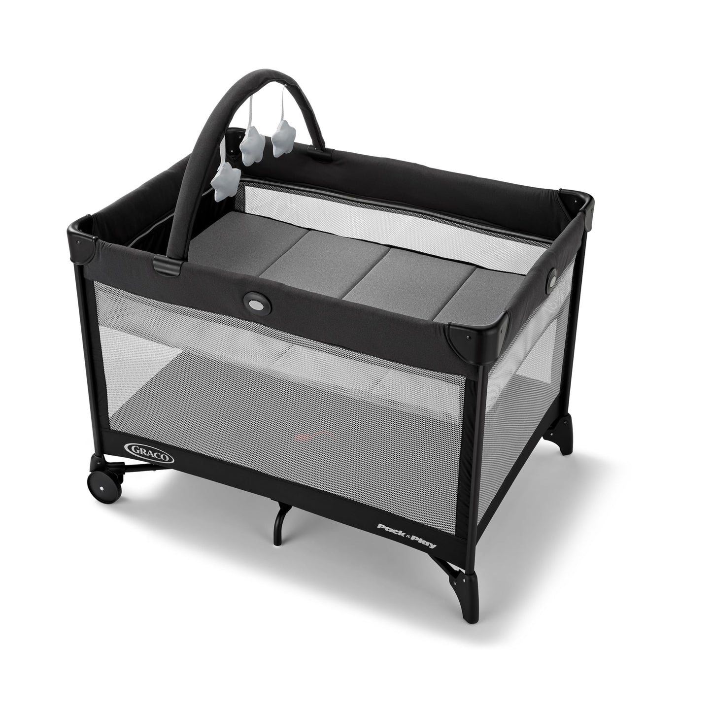 GRACO On The Go Zip Pack 'n Play with Bassinet & Playpen