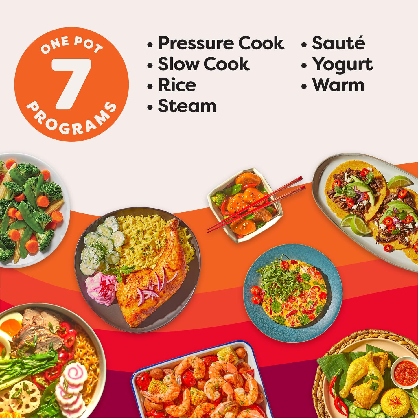 INSTANT POT Duo 7-in-1 Mini Electric Pressure Cooker, 3 Quart