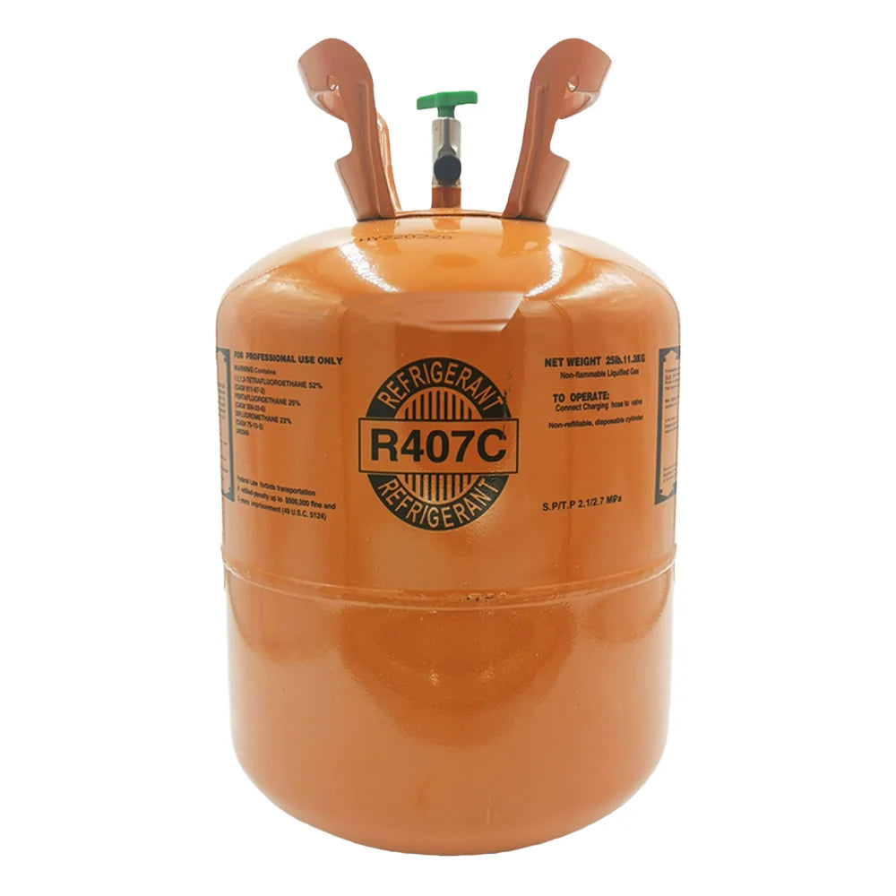 25LB R407C R-407C Freon Refrigerant Gas
